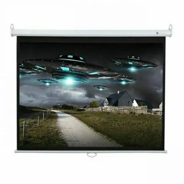 3D Brilliant White Projection Manual Screen 84''x 84''