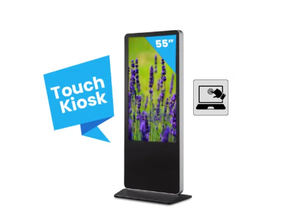 55” Digital Touch Kiosk – Perfect for Advertising & Info Display