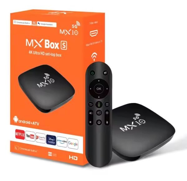 MX10 5G Android TV Box – 5G Power for Ultra HD Streaming